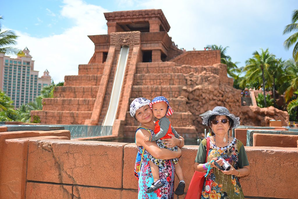 With Grandma Tuyết